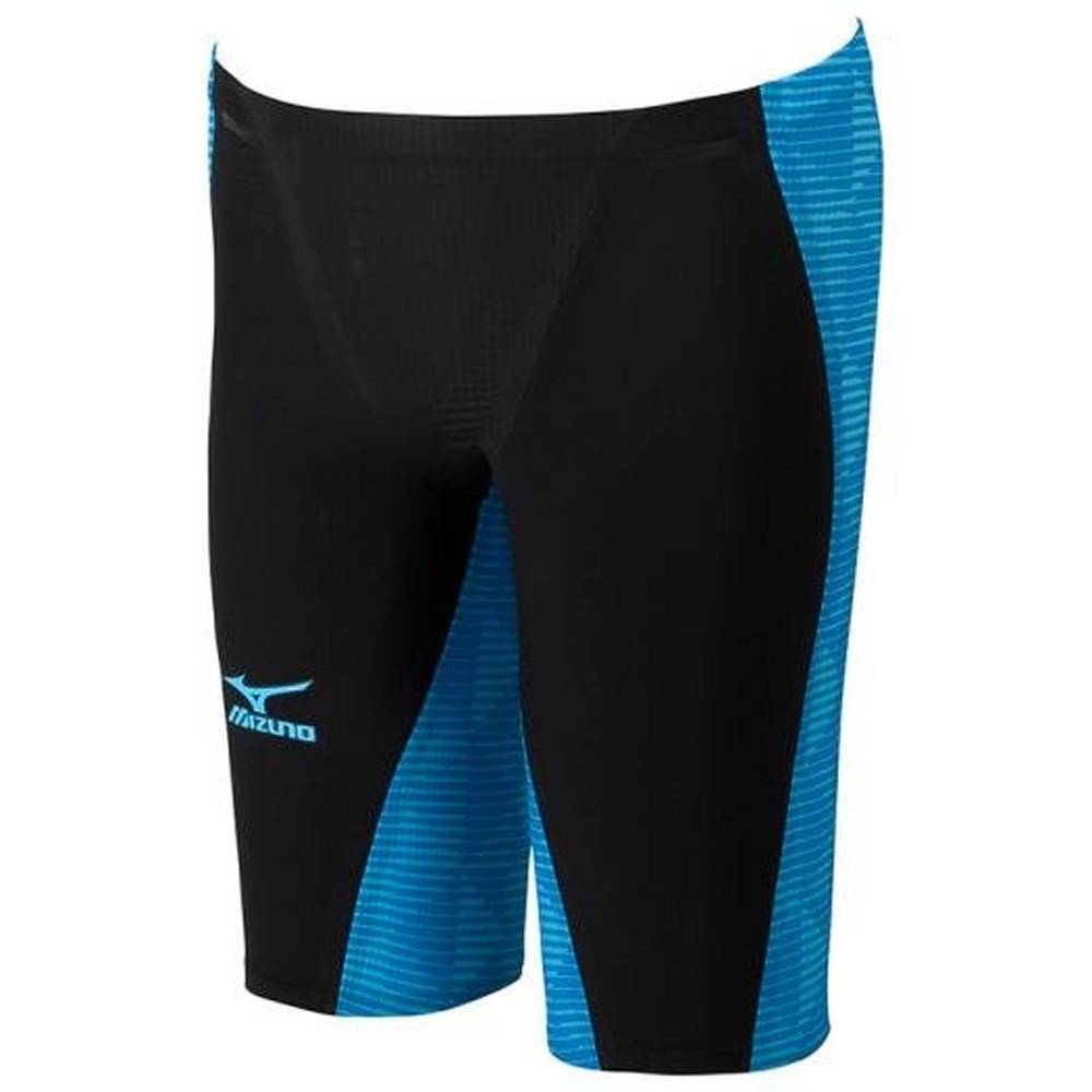 Mizuno Men's GX-Sonic III MR Jammer Swimsuit Black/Royal (570002-MIE)